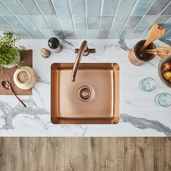 copper sink